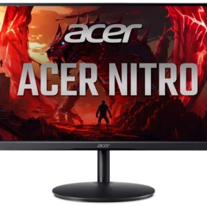 ACER NITRO XF240Y 23.8" FHD/1MS/200HZ/2XHDMI/DP/HDR10/FREESYNC PREMIUM/KORKEUSSÄÄTÖ